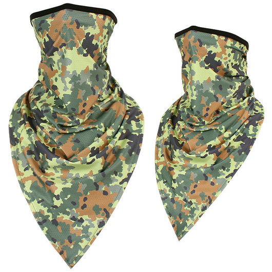 Pañuelo Triangular Camuflaje de Seda de Hielo de Secado Rápido - Image 18