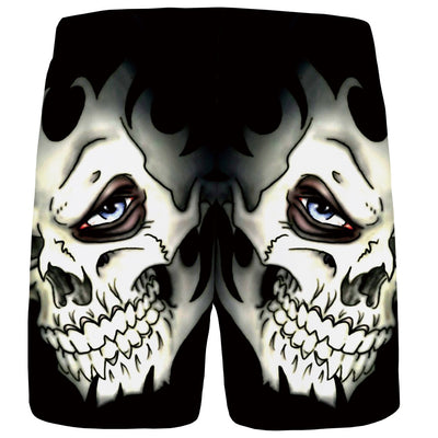 Shorts Deportivos con Estampado 3D Calavera para Hombre - Image 5