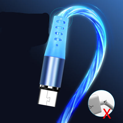 Cable magnético de datos con diseño de serpentinas coloridas - Image 7