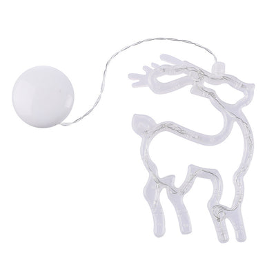 Lámpara LED Navideña con Ventosa - Decoración Santa, Reno y Muñeco de Nieve - Image 13