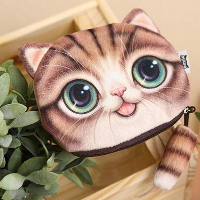 Monedero Gato 3D de Ojos Grandes - Image 3