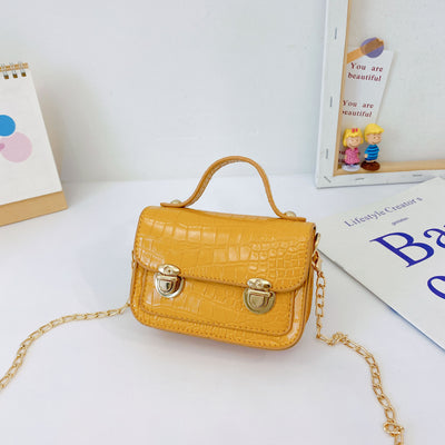 Bolso Bandolera Miniatura con Estampado de Cocodrilo - Image 9