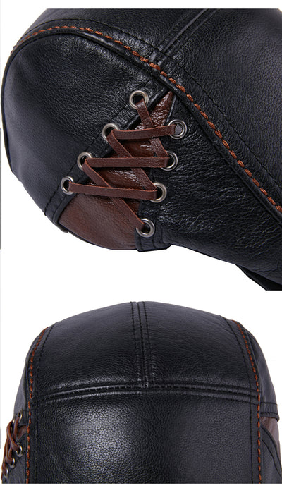 Boina de Cuero Genuino para Hombre - Image 11