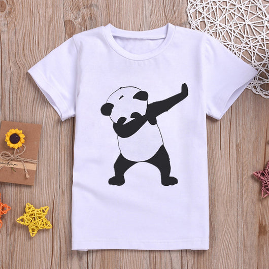 Playera Estampado Panda Manga Corta - Image 9