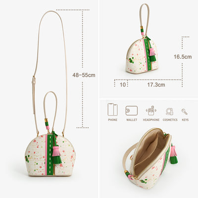 Bolso de Cuero Genuino para Mujer con Borlas Personalizables - Image 6