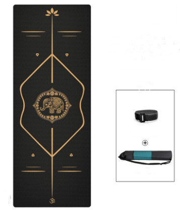 Tapete de Yoga Premium Antideslizante Línea Dorada