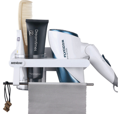 Organizador de Secador de Cabello para Baño - Soporte Multifunción sin Taladro - Image 5