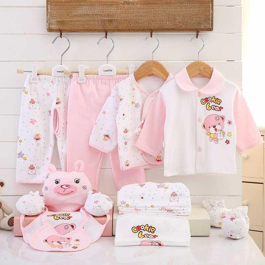 Set de 17 Piezas de Ropa para Recién Nacido en Algodón - Caja de Regalo - Image 2
