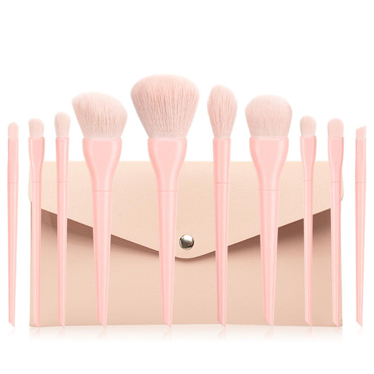 Set de 10 Brochas de Maquillaje Colores Pastel con Cerdas Suaves - Image 14