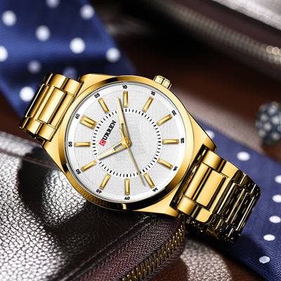 Reloj Empresarial Impermeable para Hombre con Cierre de Barra - Image 30