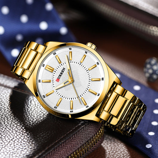 Reloj Empresarial Impermeable para Hombre con Cierre de Barra - Image 30