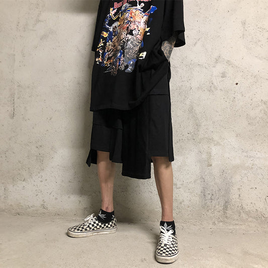 Pantalones Japoneses de Corte Irregular Cinco Puntos - Image 2