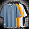 Camiseta Suelta Estilo Hong Kong para Hombre
