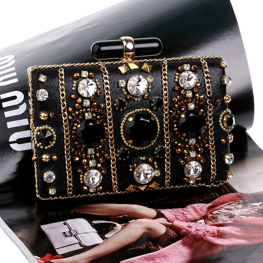 Bolso de Noche con Bordado de Cuentas - Image 3