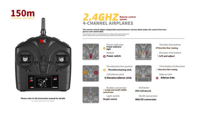Planeador Aerodinámico con Control Remoto de 4 Canales y Motor Brushless - Image 13
