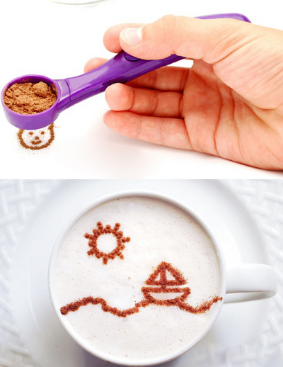 Cucharas Decoradoras Mágicas con 16 Diseños para Café, Postres y Alimentos - Image 6