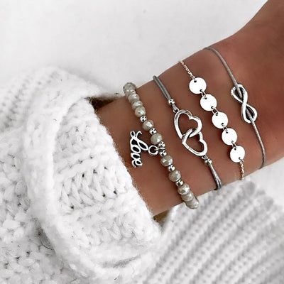 Set de Pulseras Bohemias Vintage con Cuentas y Amuletos para Mujer - Image 23