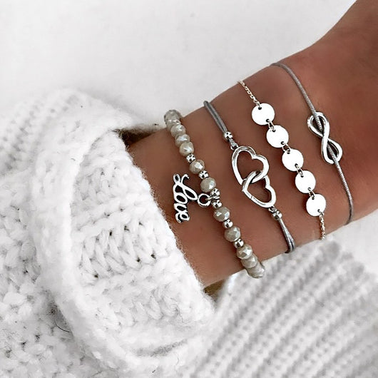 Set de Pulseras Bohemias Vintage con Cuentas y Amuletos para Mujer - Image 23