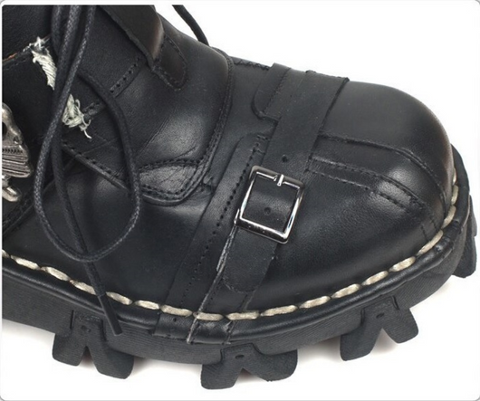 Botas Martin Altas de Cuero para Hombre - Estilo Casual y Resistente - Image 12