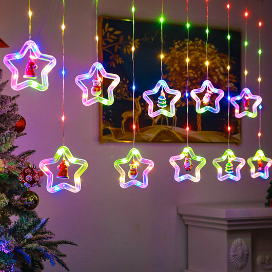 Cadena de Luces Navideñas para Cortinas - Image 11