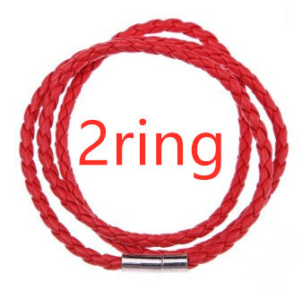 Pulsera de Cuero Trenzado Personalizada para Hombre con Nombre y Acero Inoxidable - Image 69