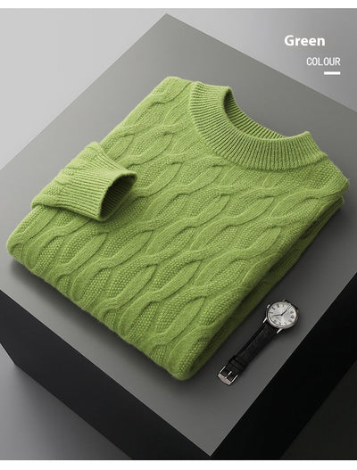 Suéter Cuello Alto Grueso para Hombre - Pullover Tejido Premium - Image 13