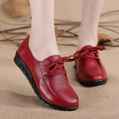 Zapatos de Cuero para Mamá - Cómodos, Antideslizantes y Casuales - Image 7