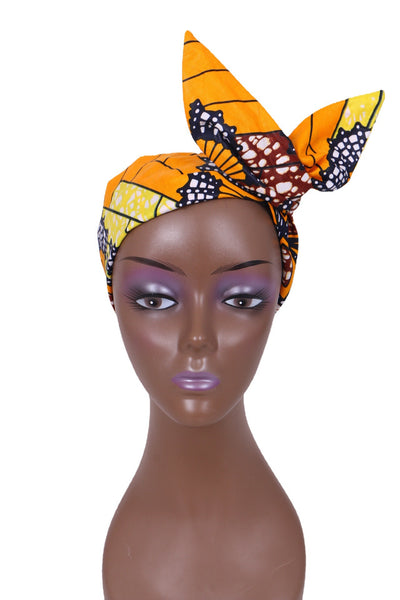 Cinta para la Cabeza Ankara Ajustable - Tela Batik Conmemorativa - Image 27