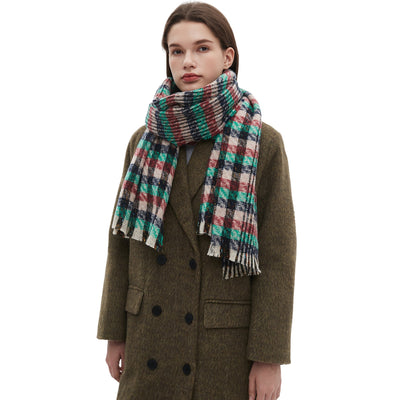 Bufanda Cuadros Invierno Estilo Europeo Americano - Image 4