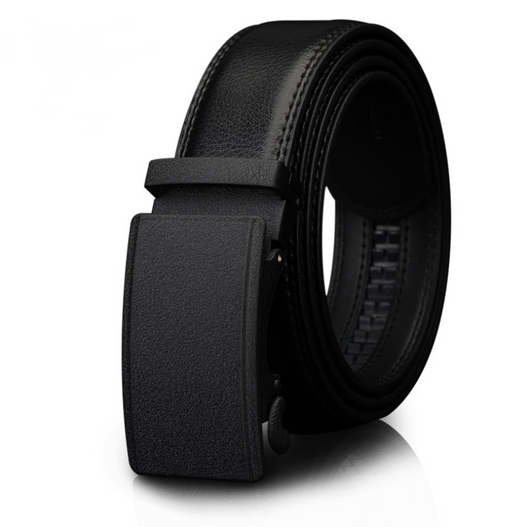 Cinturón de Cuero Vacuno con Hebilla Automática de Doble Capa para Hombre - Image 19