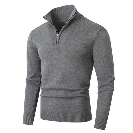Suéter con Cierre para Hombre Talla Grande Forrado en Fleece - Image 28