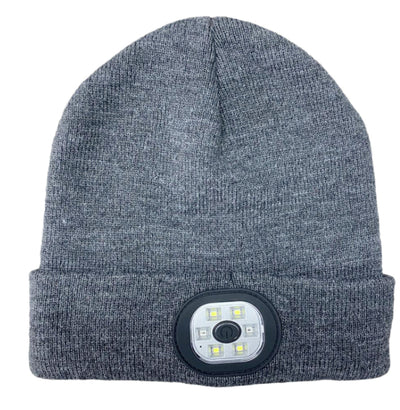 Gorro Tejido LED Recargable con Luz Removible y Lavable - Image 15