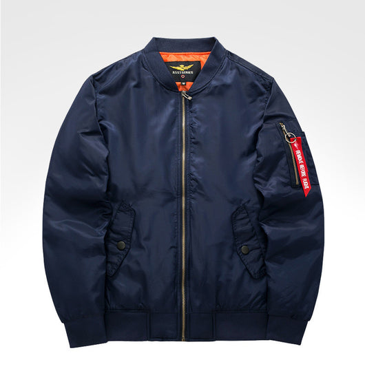 Chaqueta de Algodón con Cuello Tipo Polo para Hombre - Talla Grande - Image 8