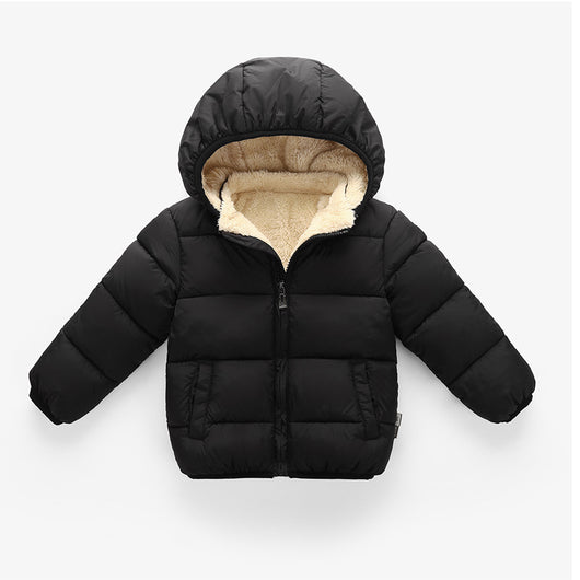 Abrigo de Invierno Infantil con Algodón Acolchado y Forro Polar - Image 7