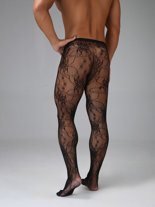 Pantimedias de Encaje Mesh Sexy para Hombre - Tejido Elástico Premium - Image 16