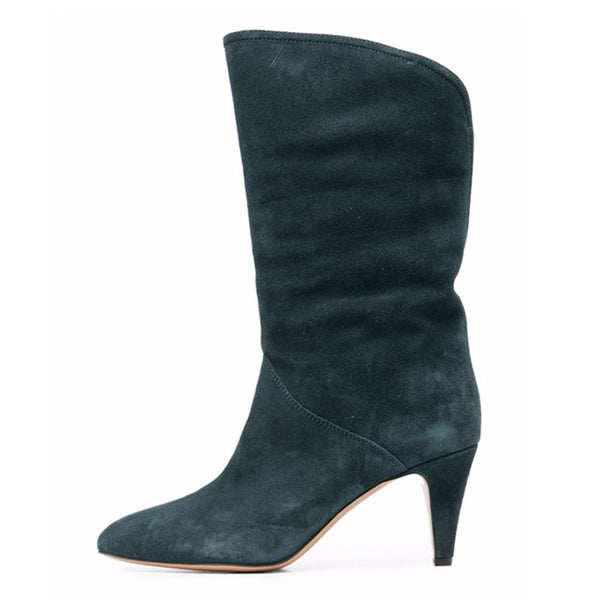 Botas Vaqueras con Punta Afilada y Tacón Angosto