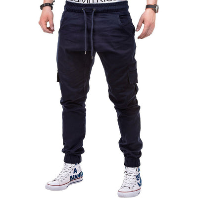 Pantalones con Cintura Elástica y Bolsillos Laterales