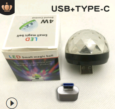 Luz de Escena Mágica RGB con Control por Voz y USB - Image 7