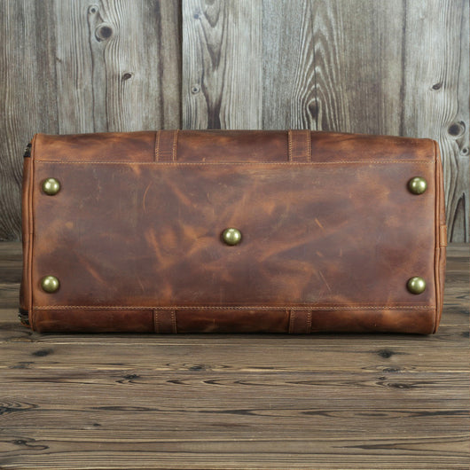 Bolso de Viaje en Cuero de Caballo para Hombre - Image 8