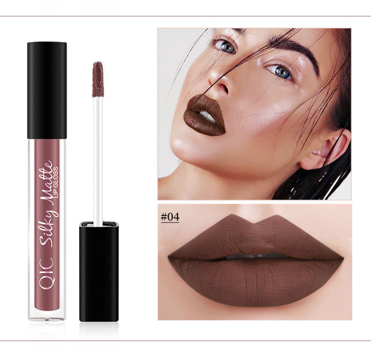 Brillo Labial Mate Impermeable de Larga Duración - Acabado Aterciopelado - Image 15