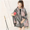 Bufanda de Cachemira Jacquard Reversible para Mujer
