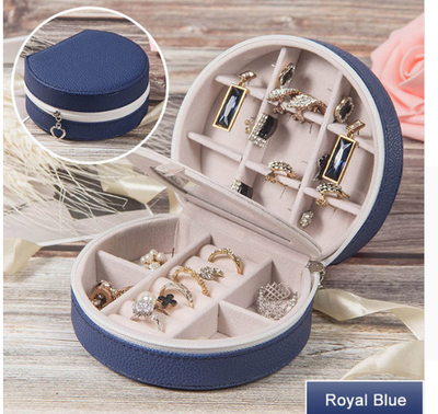 Organizador de Viaje con Cierre - Caja de Almacenamiento para Joyas y Cosméticos