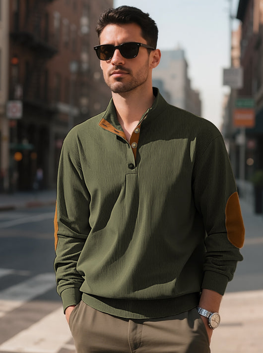 Suéter Casual de Cuello Alto para Hombre - Otoño e Invierno - Image 13
