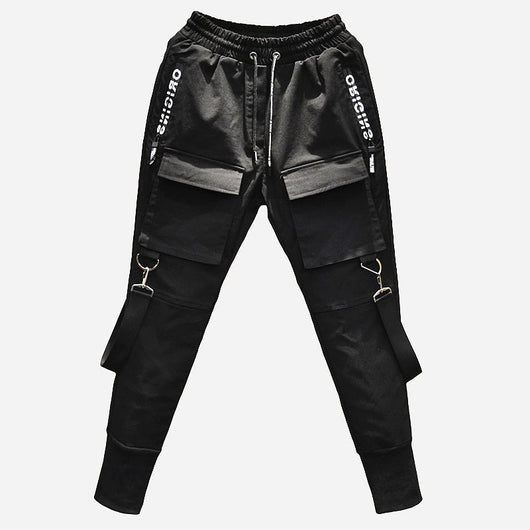 Pantalones Casuales Harlan Wei con Detalles de Cinta - Image 11