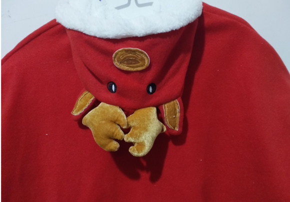 Poncho Navideño Reno - Capa Festiva