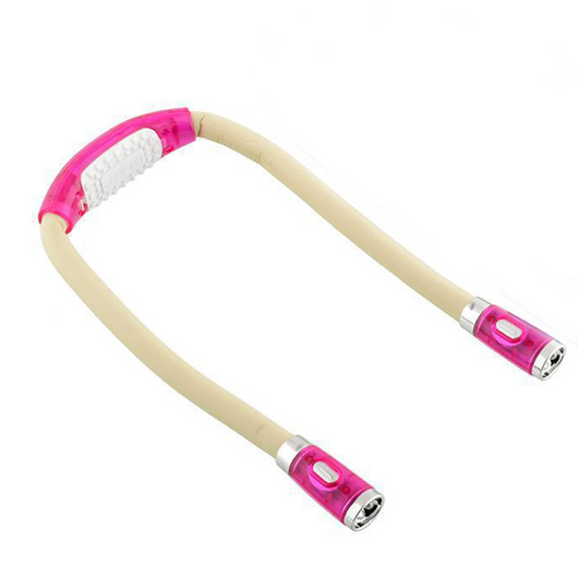 Lámpara LED Frontal Portátil para Lectura - Luz Ajustable con Cuelga Cuello - Image 5