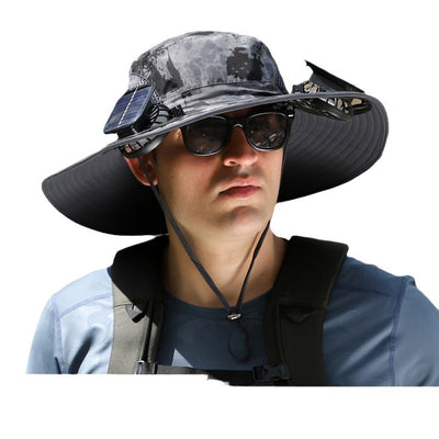 Sombrero Solar con Ventilador USB - Protección y Comodidad para Actividades Outdoor - Image 6