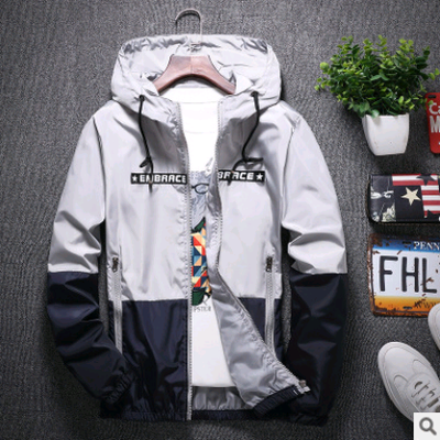 Chaqueta Delgada Impermeable con Capucha para Hombre - Abrigo Versátil Primavera Otoño - Image 5