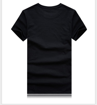 Playera Hombre Calavera Impresión 3D Manga Corta - Image 3