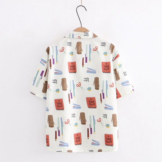 Camisa Holgada Estudiante Verano - Image 3